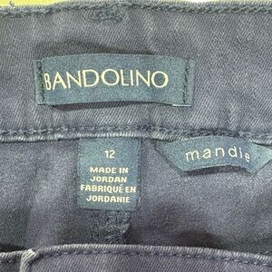 Bandolino Women's Straight Leg Jeans - Blue